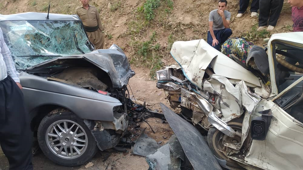 امدادرسانی در سانحه رانندگی محور پالنگان کامیاران
